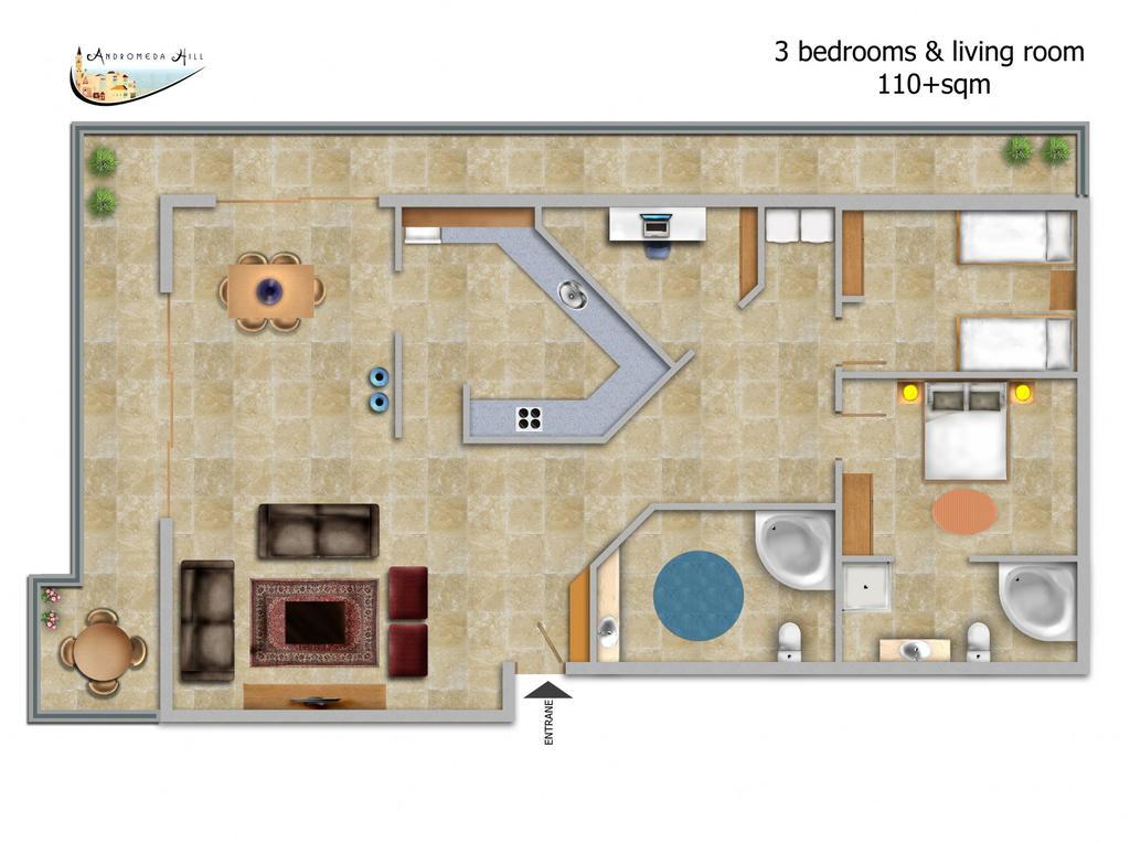 Andromeda Hill Apartments And Spa Tel Aviv Exterior foto